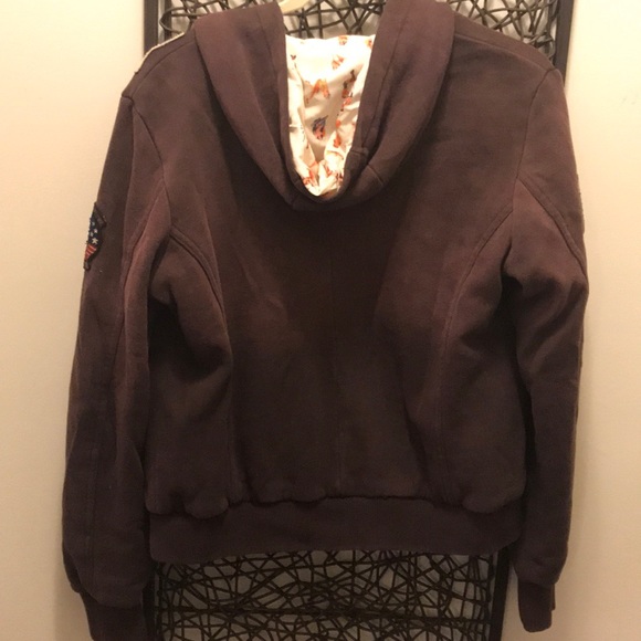 New without tags! Vintage Top Gun Hooded Zip - Picture 4 of 5